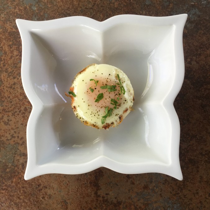 Sweet Potato Cup and Egg